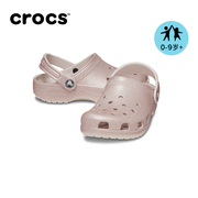 crocs童鞋卡骆驰儿童女童洞洞，鞋闪亮中小童，沙滩鞋拖鞋206993