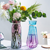 特大号玻璃花瓶透明水养富贵竹，百合银柳冬青，花瓶客厅麦穗插花摆件