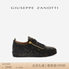 Giuseppe ZanottiGZ男士FW23蟒蛇纹经典款双拉链低帮运动鞋板鞋
