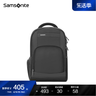 Samsonite新秀丽双肩包男时尚休闲背包高端商务大容量电脑包36B10