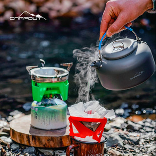 户外烧水壶茶壶泡茶专用野外炉具便携烧水燃气，水壶咖啡壶套装神器