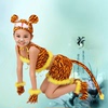 儿童小老虎演出服幼儿园男孩，小花猫表演服女孩卡通波斯猫舞蹈服装