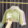 1-5岁女宝宝气质镂空披肩针织衫，女童夏季3薄款女婴儿纯棉线空调衫
