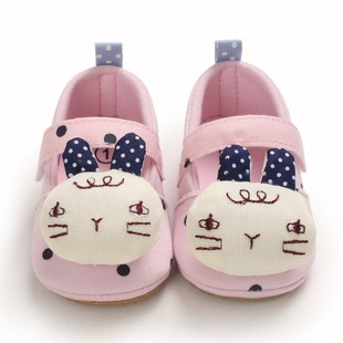 春天婴儿鞋卡通公仔鞋可爱软底，防滑学步鞋男宝女宝动物图案0-1岁