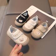 回力婴儿鞋子秋季男童宝宝软底，学步鞋幼儿女童，防滑包头小孩鞋