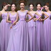 伴娘服2023韩版紫色修身显瘦姐妹团连衣裙生日宴会晚礼服长款