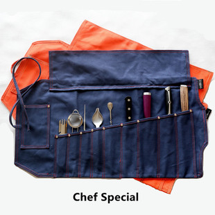 创意厨师包加厚帆布包，chef包具收纳袋，工具包西餐分子美食