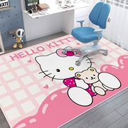 可爱HelloKitty卡通儿童房地毯卧室客厅宝宝爬爬垫书房书桌防滑垫