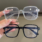 儿童防蓝光眼镜男宝宝手机电脑护目镜防近视护眼女童透明框平光镜