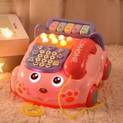 a儿童仿真电话机婴儿玩具，音乐益智早教男女孩，宝宝六一儿童节的礼