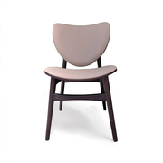 北欧轻奢实木餐椅家用高级感设计师椅子意式现代简约餐厅家具原木