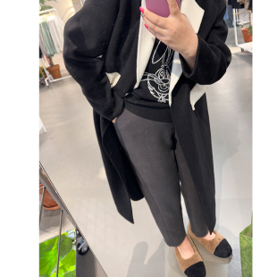 木子理想高克重加厚大码裤子女胖mm高腰，显瘦藏肉冬季哈伦长裤