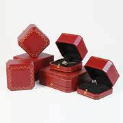 珠宝首饰包装盒钻戒盒子求婚高档项链盒子戒指盒婚礼森系对戒盒