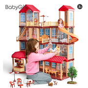 儿童玩具过家家女孩娃娃屋公主3女童6岁城堡别墅房子高端生日礼物