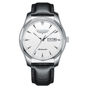 瑞士双日历机械表，全自动品牌男表钨钢夜光男士手表商务风