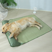 狗狗凉席夏季狗垫子睡觉用狗地垫大型犬金毛，狗窝夏天睡垫宠物凉垫
