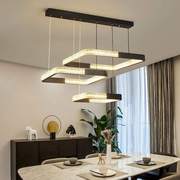 2021客厅吊灯餐厅灯圆形简约现代创意个性大气，家用led北欧灯