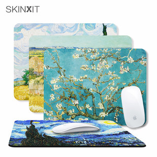 skinxit艺术创意鼠标垫 4mm超厚超软 办公游戏高端鼠标垫插画梵高