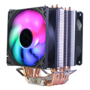 纯铜6热管CPU散热器超静音775AMD1200 1700台式机电脑CPU风扇2011