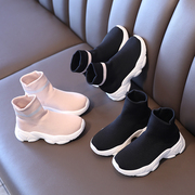 女童鞋袜子鞋儿童运动鞋，2023年春秋飞织透气男童鞋中大童单鞋