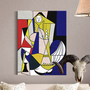 客厅沙发背景墙装饰画美国波普艺术家抽象女人挂画前卫有框无框画
