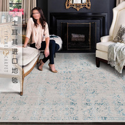 土耳其进口地毯纯色复古美式乡村轻奢现代简欧客厅卧室别墅茶几毯
