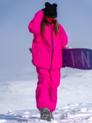 雪比特单板滑雪服女套装，加厚保暖防水大码宽松滑雪裤男女款