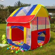 春游小帐篷小孩玩具屋简易便携海边沙滩海洋球游戏屋户外房子男孩
