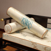 新中式扶手枕客厅沙发靠垫抱枕长条枕靠枕床头办公室护腰枕糖果枕