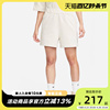 Nike耐克女针织短裤夏运动裤宽松纯棉耐克勾勾休闲DM6729-104