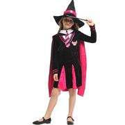 万圣节cosplay服装哈利波特表演魔法师儿童面具舞会魔法师演出服