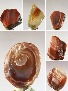 天然南红玛瑙原石水晶玉髓奇石收藏矿物晶体学生地质科普教学标本