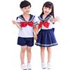 儿童校服jk演出服海军，领日系水手服摄影女童，幼儿园水兵战士演出服