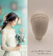 韩式简约款仿珍珠，发带新娘伴娘公主，发带头饰头饰新娘饰品