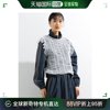 日本直邮Ray BEAMS女士百搭透明褶皱网纱喇叭袖衬衫 独特立体设计