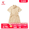 中国乔丹运动工装连体短裤女夏连衣裙高级感连身衣裤GLT22231554