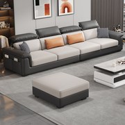 布艺沙发客厅现代简约大小户型家具组合2023年科技布沙发直排