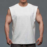 肌肉潮牌西兰花元素无袖健身背心男跑步训练坎肩运动T恤撸铁衣服