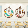中国风班级布置教室装饰神器初高中考励志标语走廊楼梯文化墙贴纸