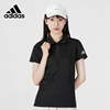 adidas阿迪达斯短袖女士，翻领t恤夏季高尔夫运动polo衫hr6418