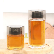 蜜蜂蜂蜜分装瓶瓶方便倒便携式蜂蜜罐玻璃尖嘴一斤装蜂蜜罐玻璃