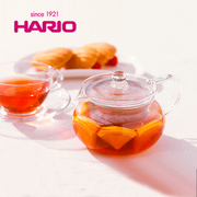 日本hario耐热玻璃，过滤泡茶壶茶杯茶具，套装日式冲泡壶chjmn