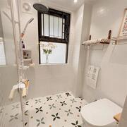 买家秀厨房卫生间瓷砖小白，砖300x600浴室阳台墙砖，格子砖面包砖