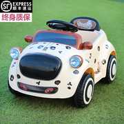 婴幼儿童电动车四轮汽车遥控车带音乐岁男女宝宝玩具车可坐人1-3