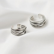 s925纯银食指戒指复古泰银潮人日韩个性缠绕指环生日礼物韩国
