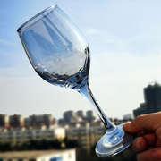 2只装彩色玻璃红酒杯 高脚杯葡萄酒杯欧式玻璃红酒酒具大容量