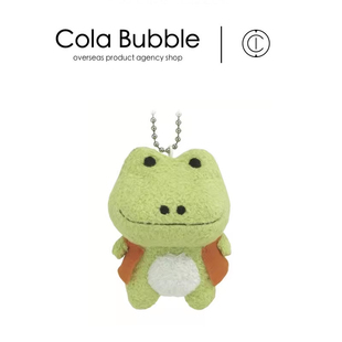 日本モフィ限量正版马甲小青蛙可爱公仔玩偶毛绒包挂件小挂饰
