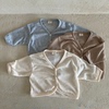 韩国进口婴幼童装简约百搭超薄长袖外套儿童夏季空调防蚊开衫