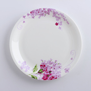 紫丁香家用骨瓷，盘子中式饭盘汤盘