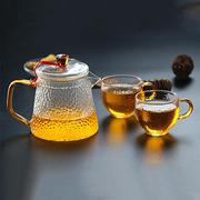 玻璃茶壶茶杯套装过滤茶壶家用加厚耐高温茶水分离滤水壶泡茶壶